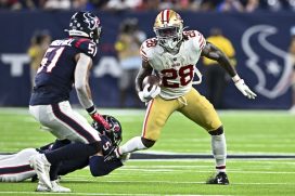 Trey Sermon with 49ers