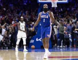 James Harden against the Bucks