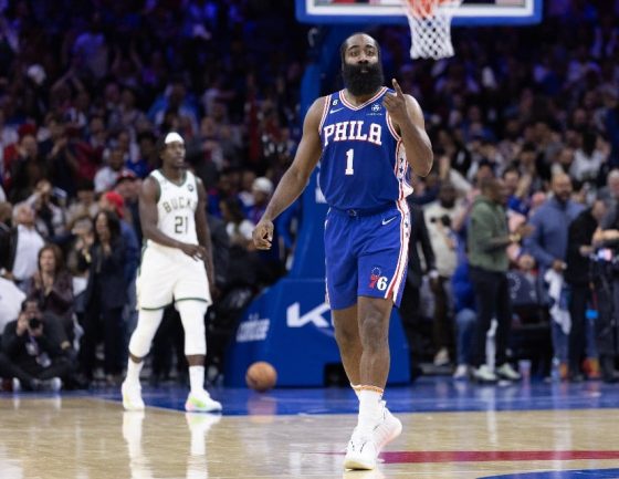 James Harden against the Bucks