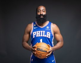 James Harden media day 2022-23