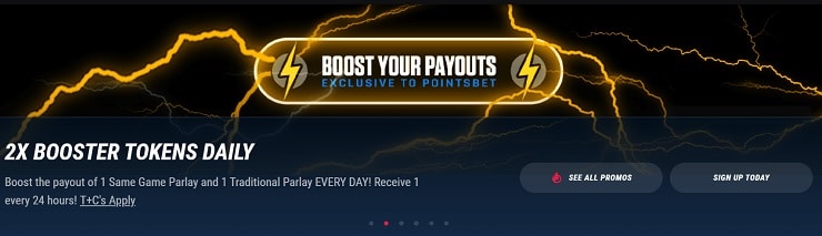 PointsBet NJ Booster Tokens