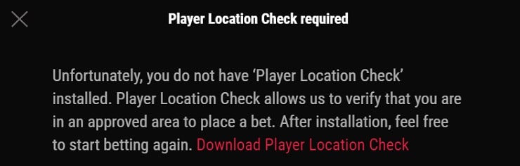 PointsBet Location Check