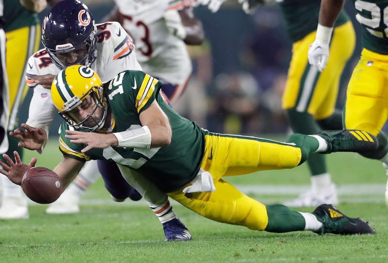Robert Quinn Sacks Aaron Rodgers