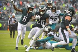 Miles Sanders Rushing Touchdown Against Jacksonville Jaguars 2022
