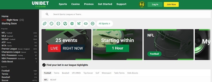 Unibet NJ Sports Betting Site