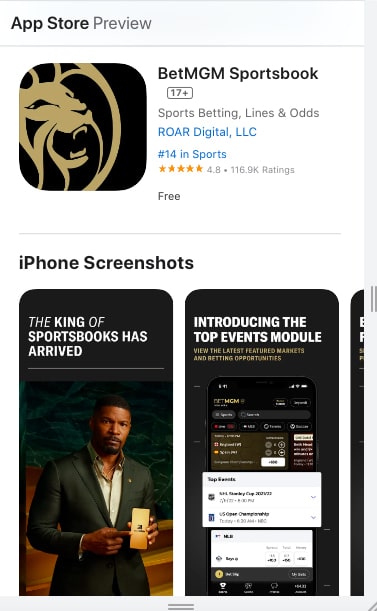 BetMGM app download new NJ