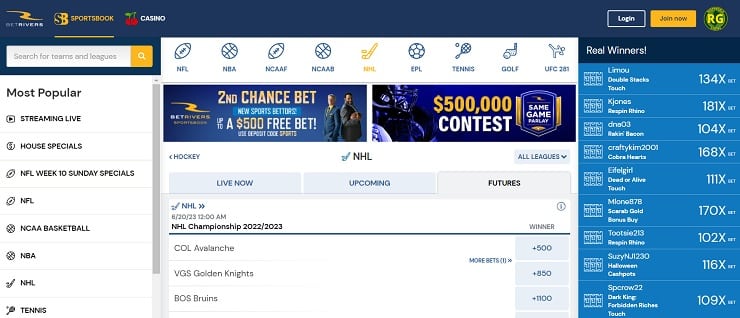 BetRivers NJ Sportsbook