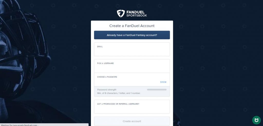 FanDuel Kansas register