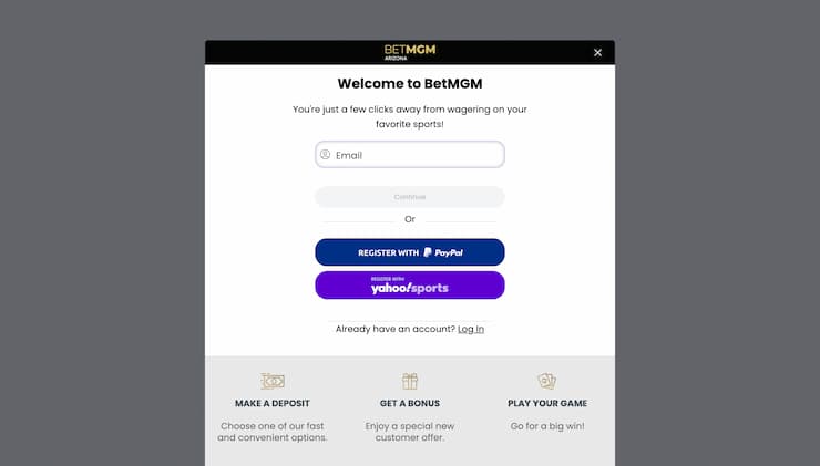 BetMGM Register