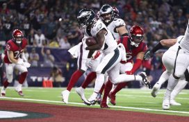 Miles Sanders scored touchdown against the Huston Texans 2022