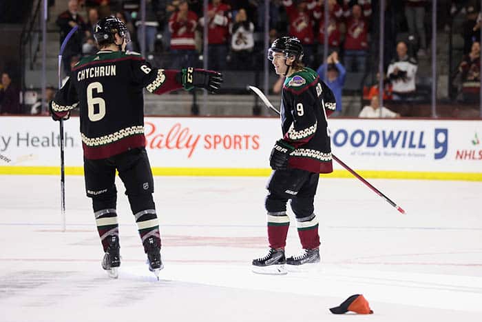 Clayton Keller's hat trick leads Arizona Coyotes to win over Phil