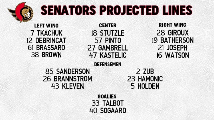 Senators Lines
