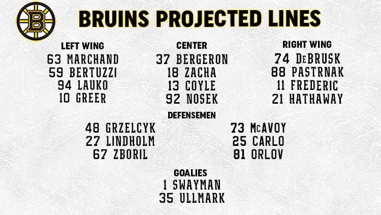 Bruins Lines