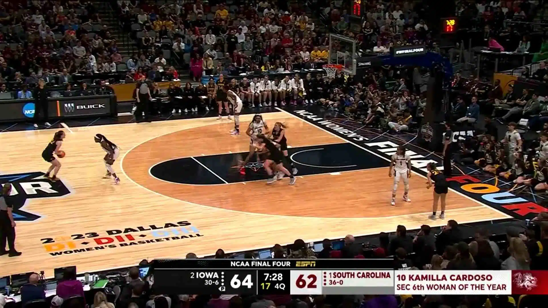 Iowa’s Catlin Clark takes down Undefeated South Carolina in the Final Four