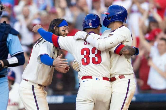 Philadelphia Phillies third baseman Edmundo Sosa (33) in the