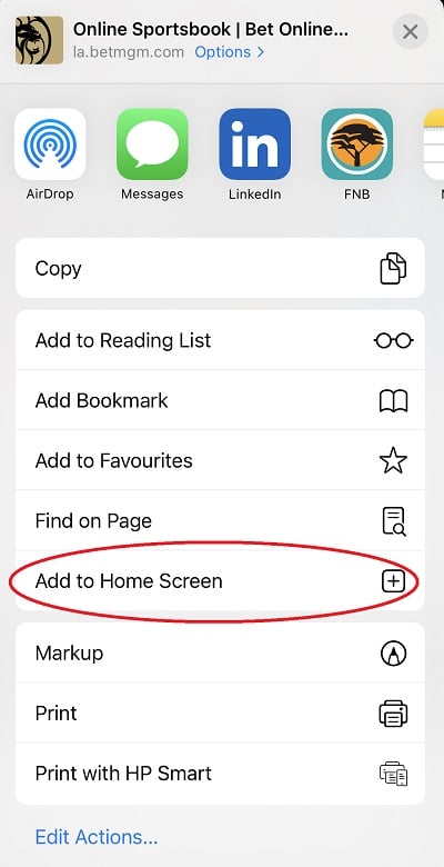 BetMGM PWA Step 3