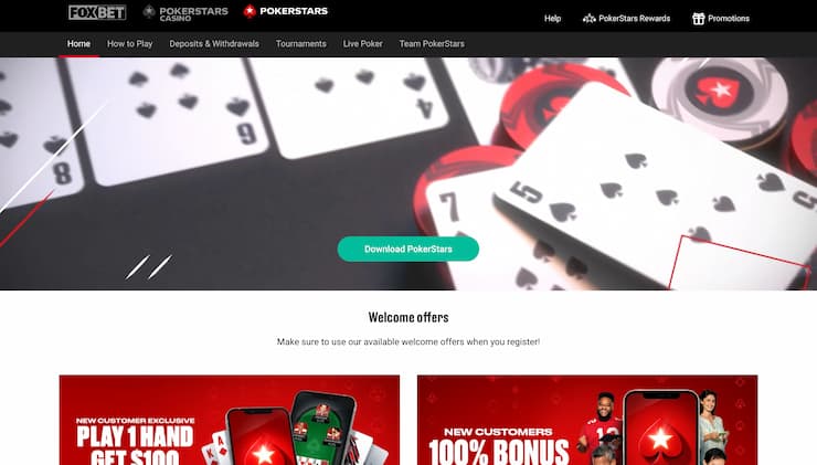 PokerStars Poker Site PA