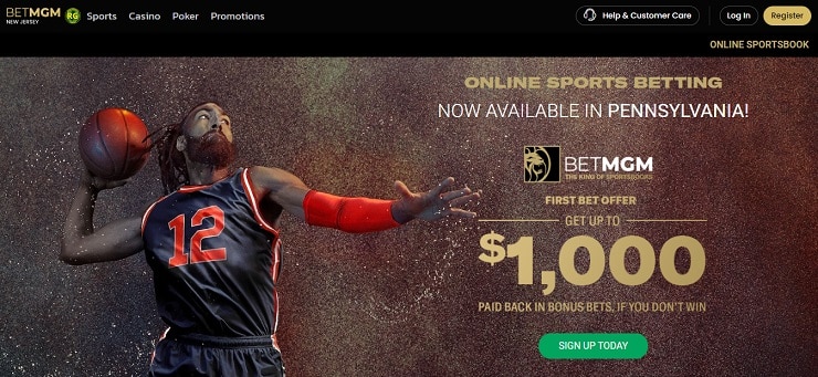 BetMGM PA UFC Step 1
