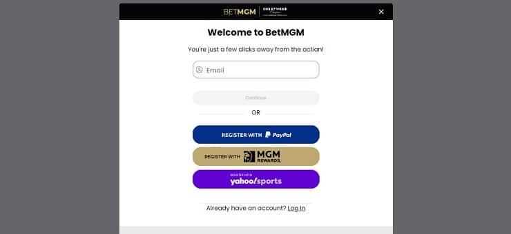 BetMGM Step 2