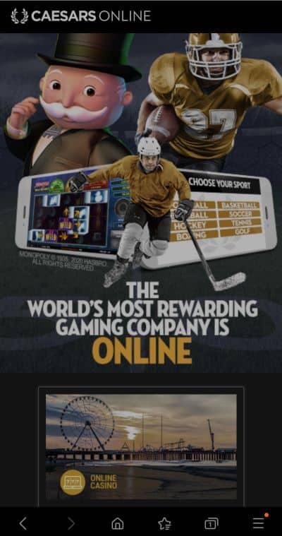Caesars casino app