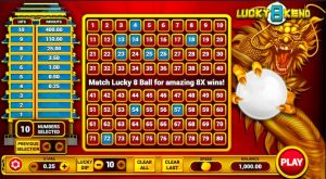 Play Online PA Keno Step 2