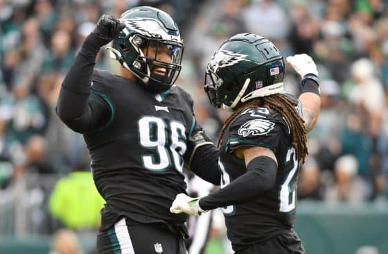 Derek Barnett and Avonte Maddox
