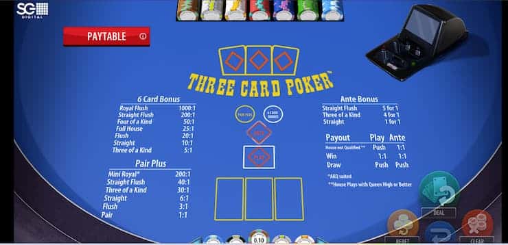 3 card poker