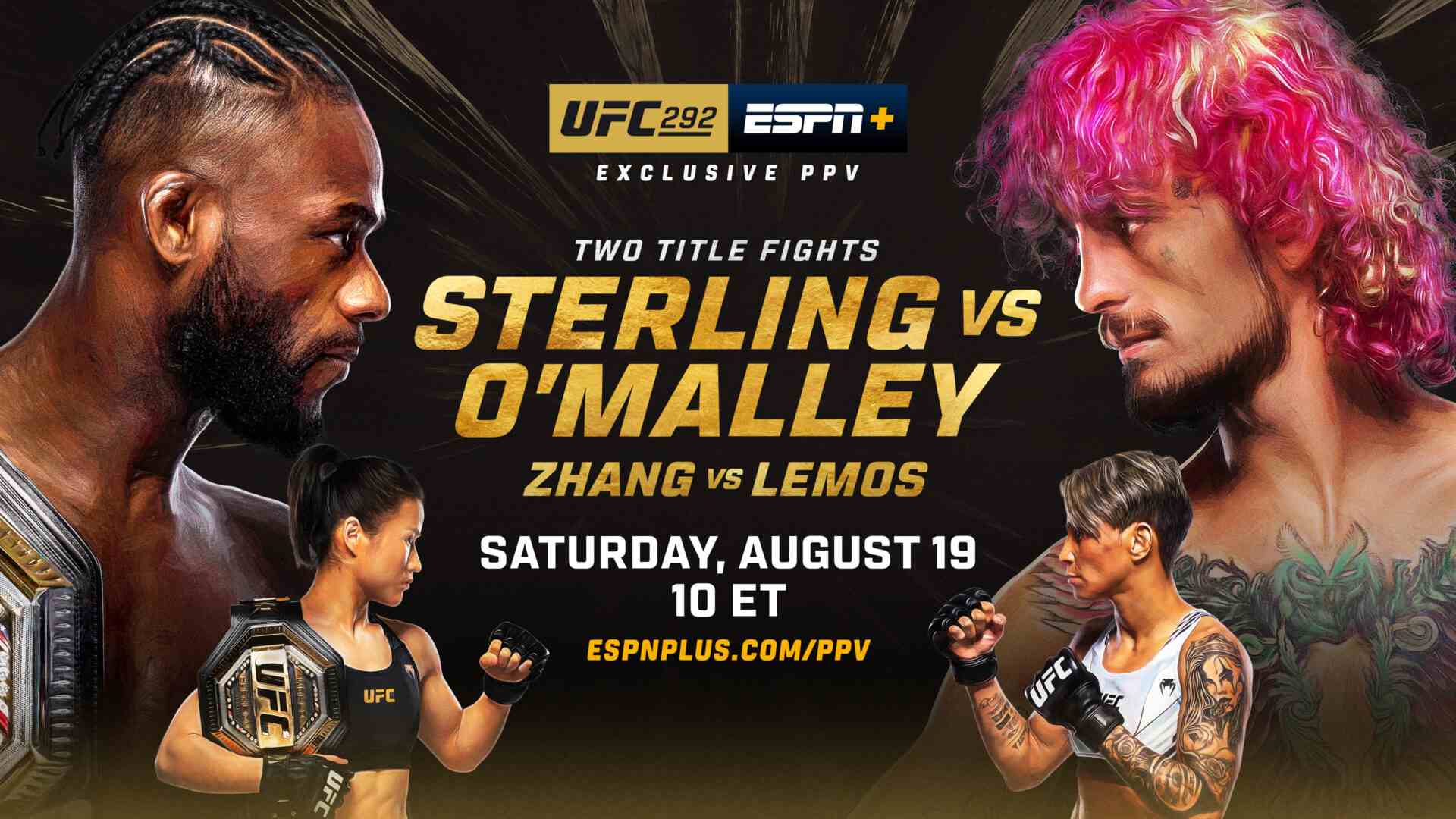UFC 292 Preview & Odds: Aljamain Sterling favored vs. Sean O'Malley