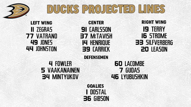 Ducks Lines