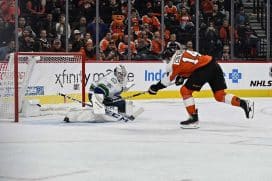 Flyers blown out in preseason opener as Sean Couturier returns and Cal  Petersen debuts