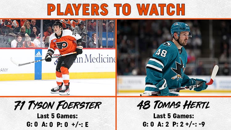 Flyers Sharks Players to Watch