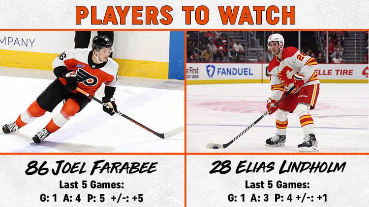 Flyers Flames Players to Watch