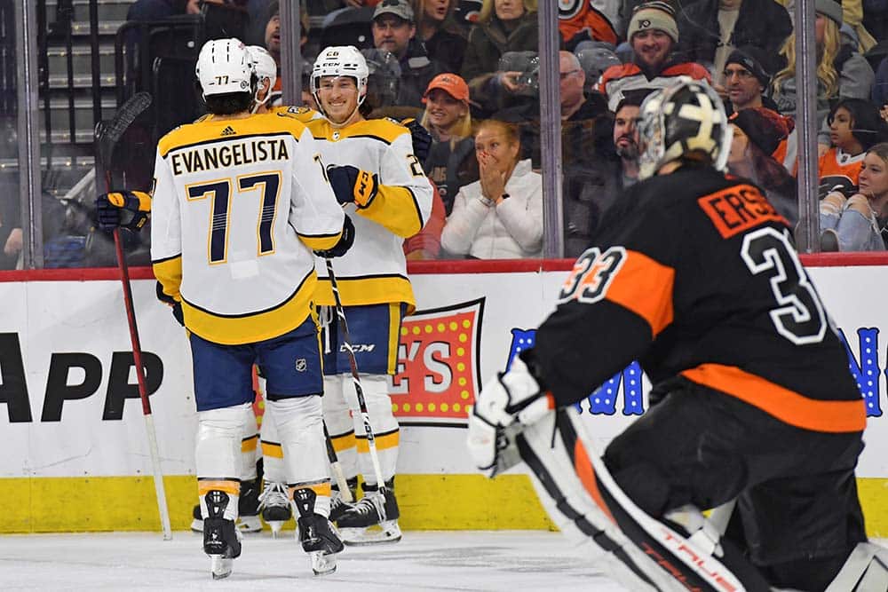 Flyers Postgame Report: Predators Snap Flyers Points Streak at 9