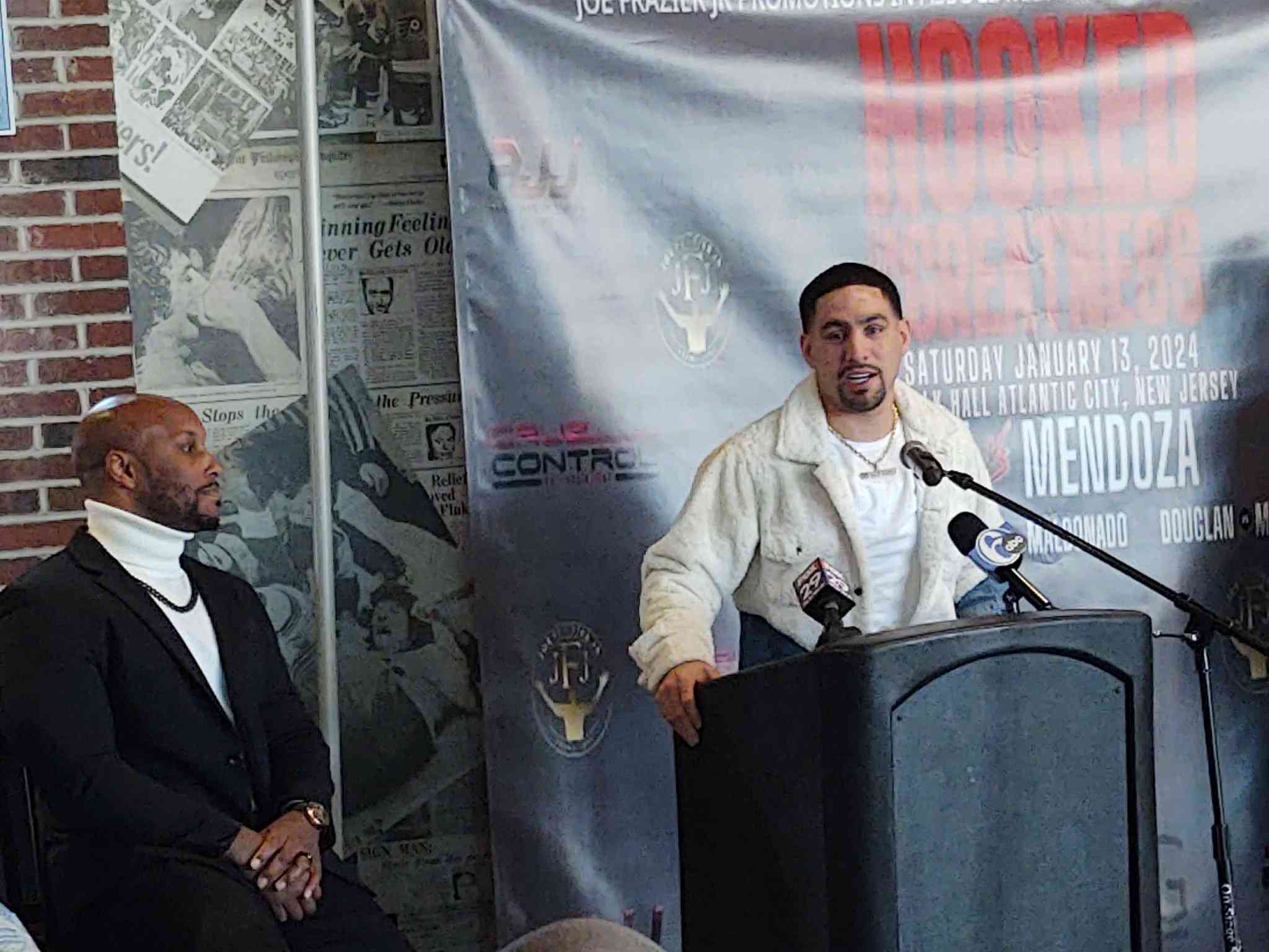 Joe Frazier Jr & Danny Garcia to promote Boxing Card to Honor Joe Frazier 80th Birthday & Legacy