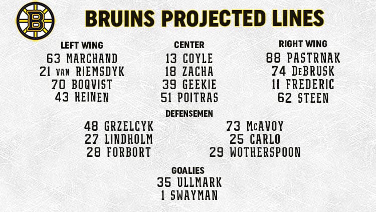 Bruins Lines
