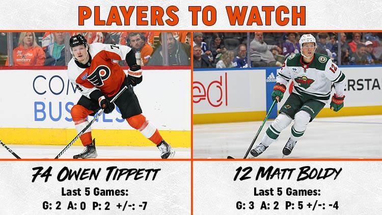 Flyers Wild Players to Watch