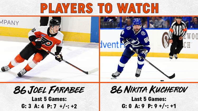 Flyers Lightning Players to Watch