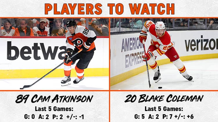 Flyers Flames Players to Watch