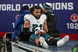 Eagles Injury Update: Sydney Brown Believed To Have Torn ACL