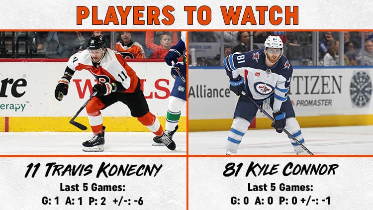 Flyers Jets Players to Watch