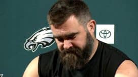 Jason Kelce Retirement Speech Professes Love for Philadelphia Fans and Sends a Final Message to His Teammates: “Change Those Narratives.”