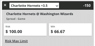 Charlotte Hornets +3.5