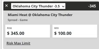 Oklahoma City Thunder -3.5