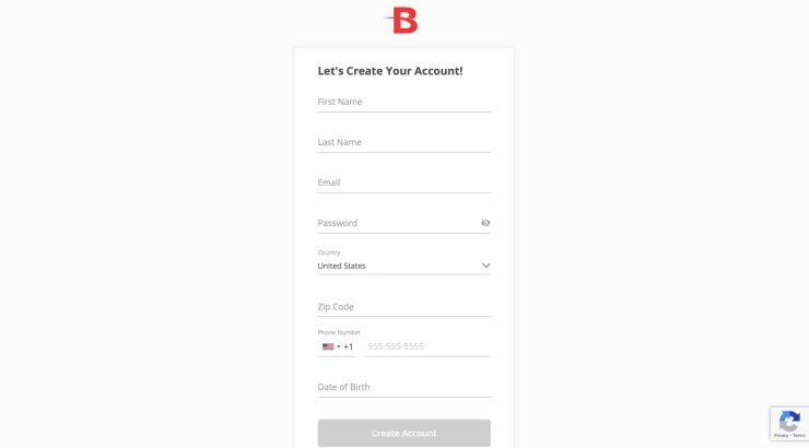 Step One - Register with BetOnline