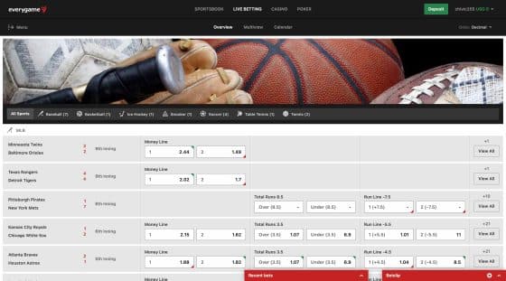 Everygame Texas sports betting