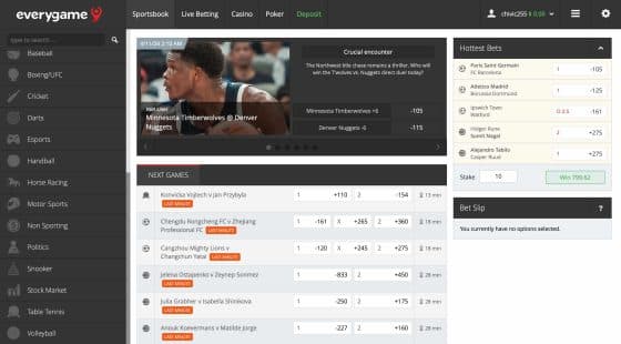 Everygame best online sportsbook