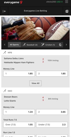 Everygame best sports betting apps