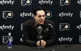 Flyers GM Danny Briere Proud of Team, Focused on Next Step of Rebuild