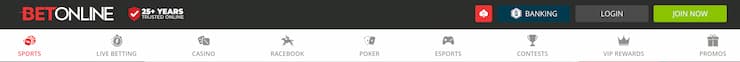 Create a Betting Account with BetOnline