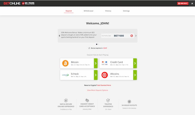 Step Three - Fund Your Account
